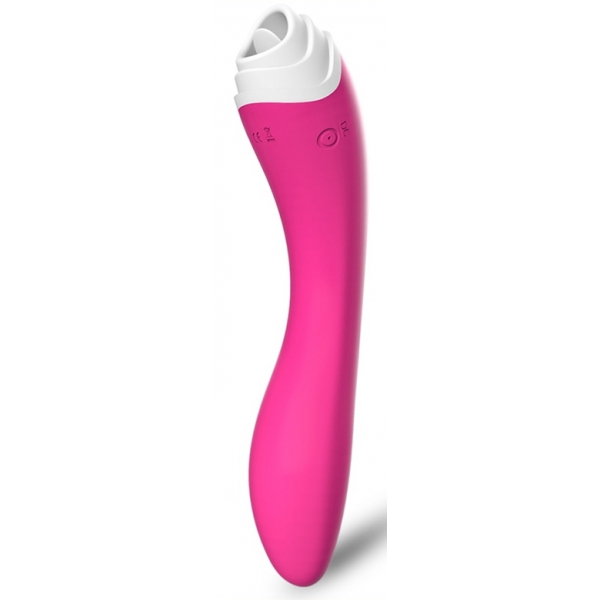 Licky Clitoris en G-Spot Stimulator 20cm Roze