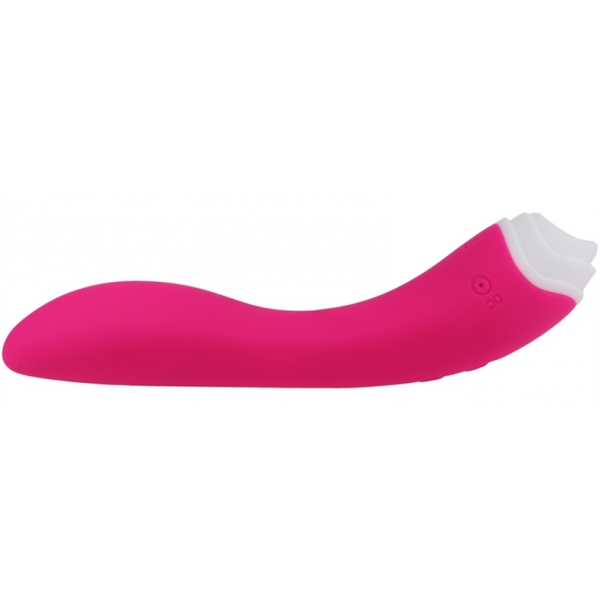 Estimulador de clítoris y punto G Licky 20cm Rosa