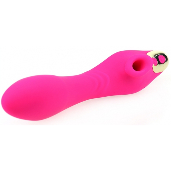 Stimolatore clitorideo e del punto G di Dudu 20 cm rosa