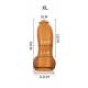 Ashika XL siliconen dildo 21 x 8.5cm