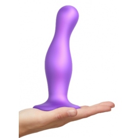 Plug Silicone Curvy Strap-On-Me L 15 x 4.6cm Violet