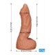 Monster dildo Leviax S 16 x 4.5cm