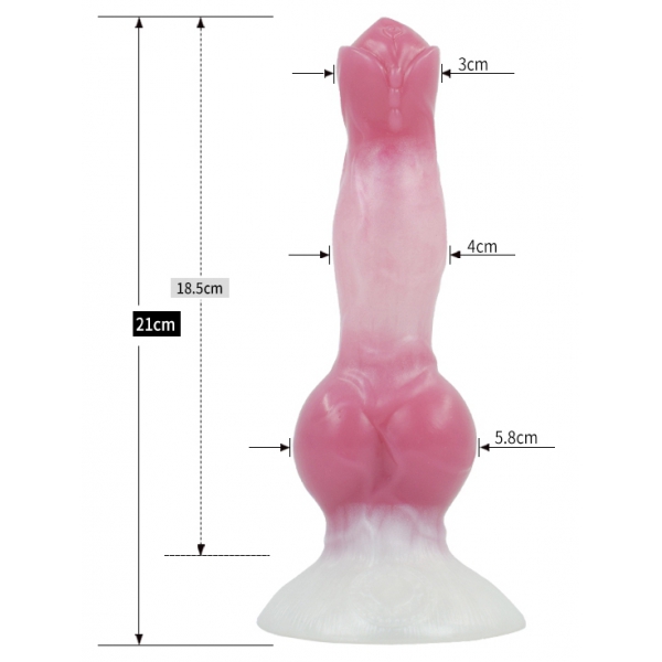 Mostro Dildo Sobak 18 x 6 cm