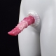 White Base Peach Silica Gel Dildo - 10