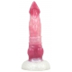 White Base Peach Silica Gel Dildo - 11