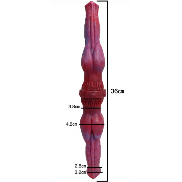 Doppio Dildo Duo Dragon 35 x 4,8 cm