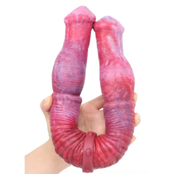 Duo Wolf dildo doppio 48 x 5cm