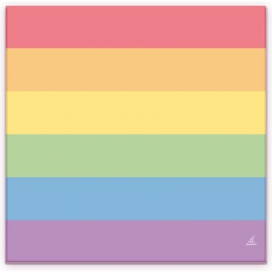 Pride Items Asciugamani di carta Rainbow x20
