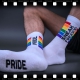 Calcetines blancos SneakFreaxx Pride