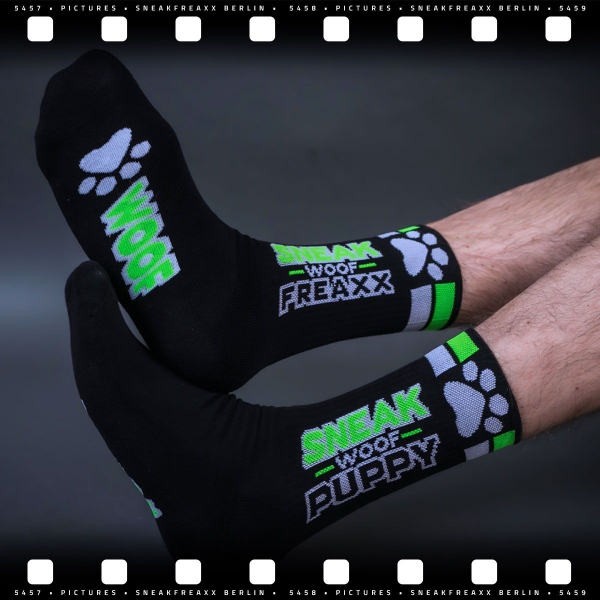 SNEAK PUPPY Socks Black-Green