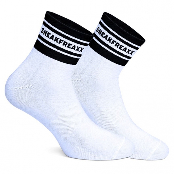 Calcetines bajos WHITE BLACK SHORT Blanco-Negro