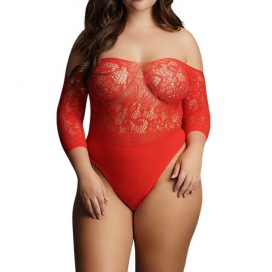 Le Désir CROTCHLESS Red bodysuit