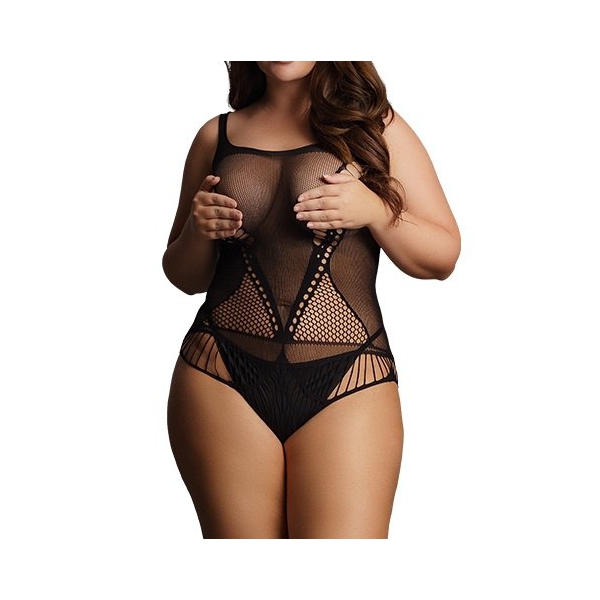 CONTRAST NET Cuerpo Grande Negro