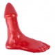 X-FEET 18 x 7,8 cm Rood