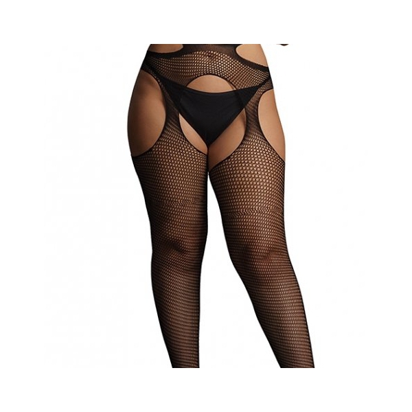 Panty Grote Maat STRAPPY Zwart