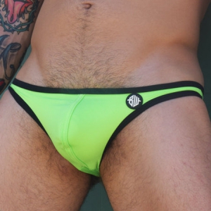 Breedwell DOMINATOR MANKINI Slip verde fluo