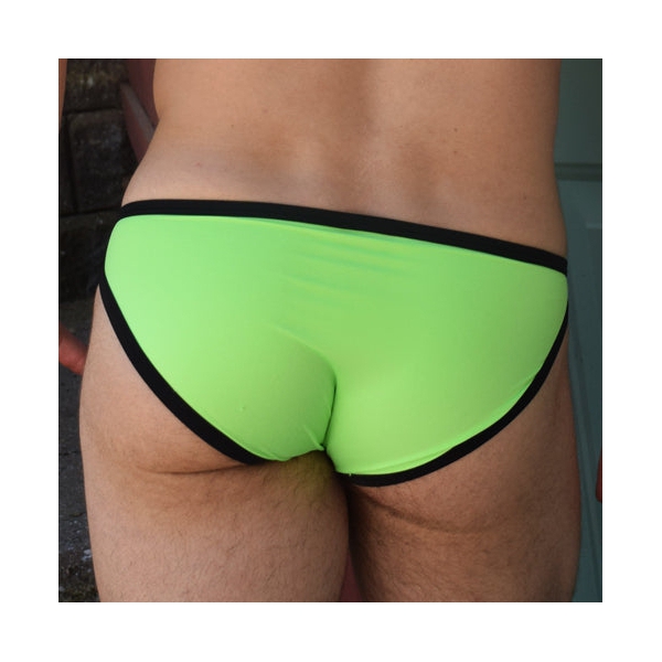 DOMINATOR MANKINI Slip verde fluo