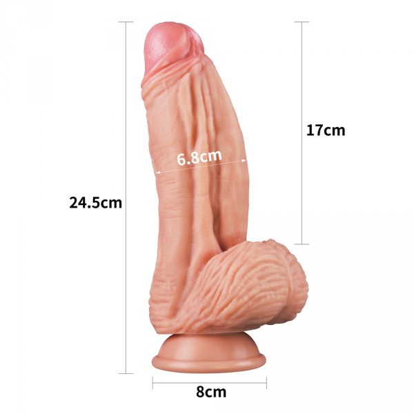 Dildo realistico Ttbm Cock 18 x 6,5 cm