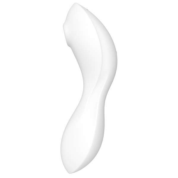 Curvy trinity 5+ Satisfyer Aangesloten Clitoris Stimulator Wit