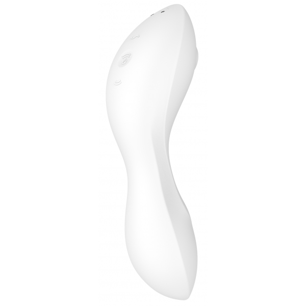 Stimulateur de clitoris connecté Curvy trinity 5+ Satisfyer Blanc