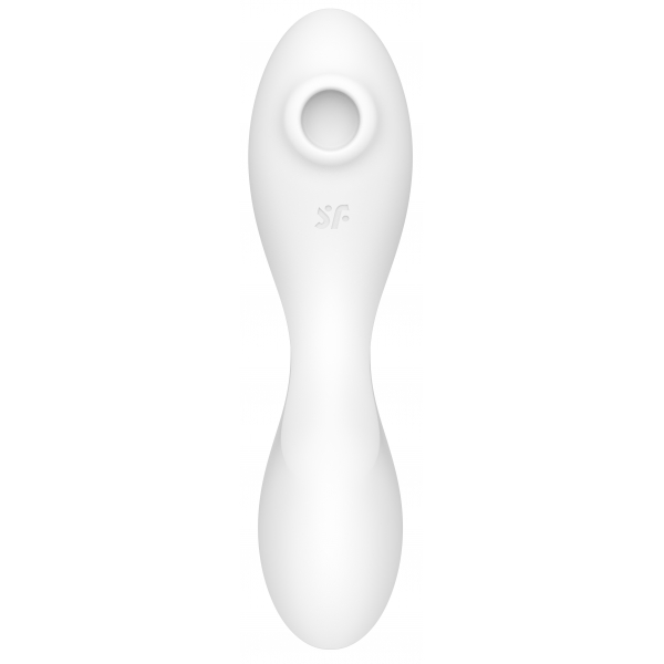 Angeschlossener Klitorisstimulator Curvy trinity 5+ Satisfyer Weiß