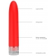 Mini Vibro Eleni 14cm Rosso