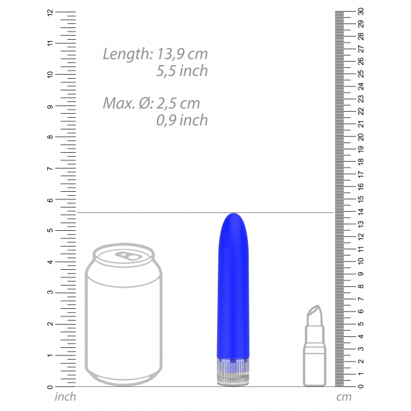 Mini Vibro ELENI 14cm Azul