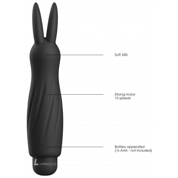 Rabbit Sofia 13cm Schwarz