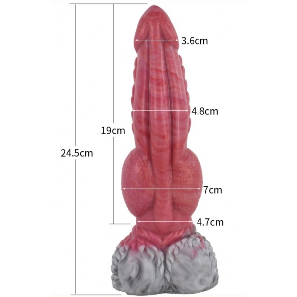 Monster Wooscal Ejaculator Dildo 18 x 6.8cm