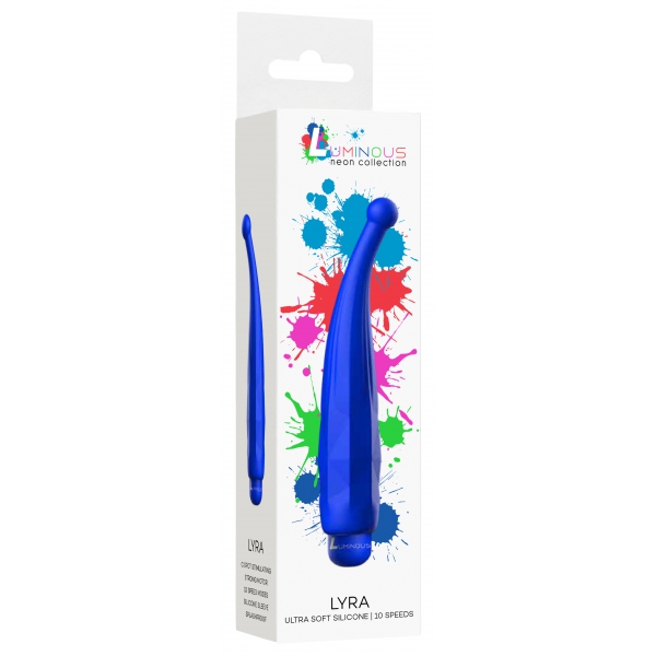 Lyra Mini Vibrator 15cm Blau