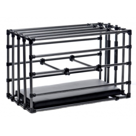 Master Series Kennel Adjustable Puppy Cage with Padded Board