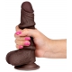 Realistische Dildo Slidy Cock 12.5 x 3.8cm Bruin