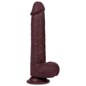 LIKETRUE Dildo Deslizante Realístico Galo 17 x 4cm Castanho