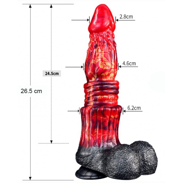 Dildo Postyr 21 x 6 cm