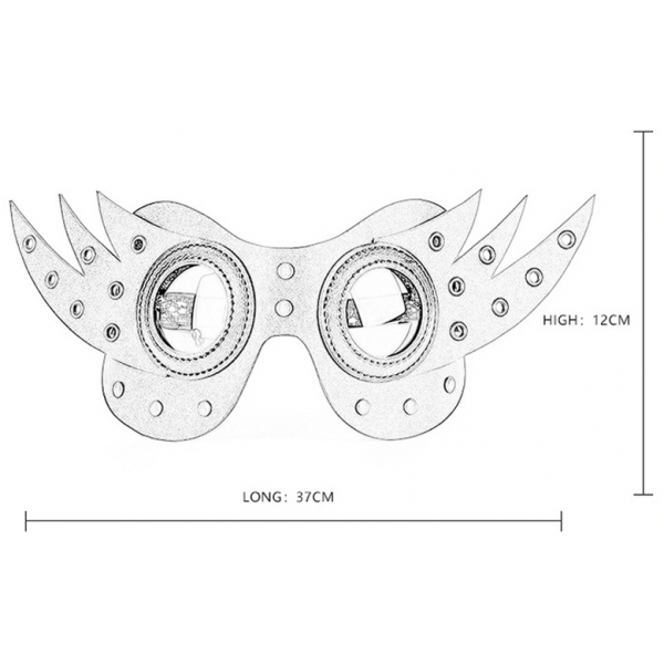 Splicy Wing Masker Zwart