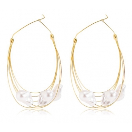Gold Ear Earrings 10cm