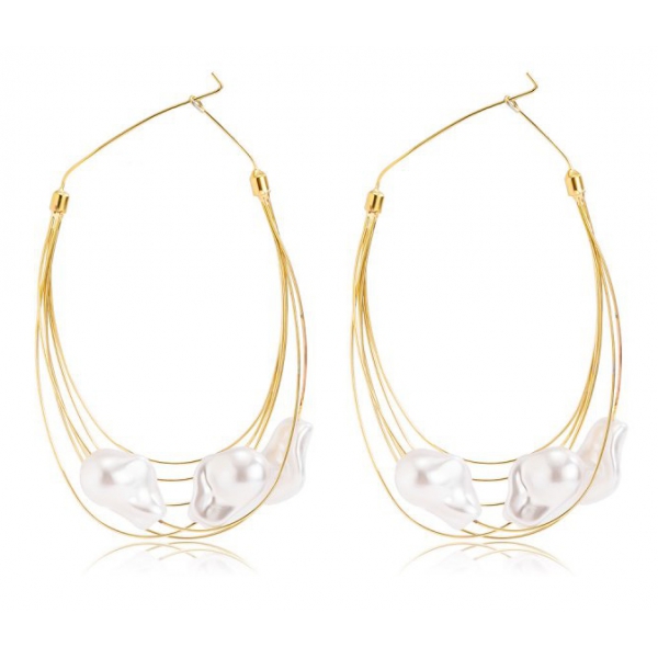 Gold Ear Earrings 10cm