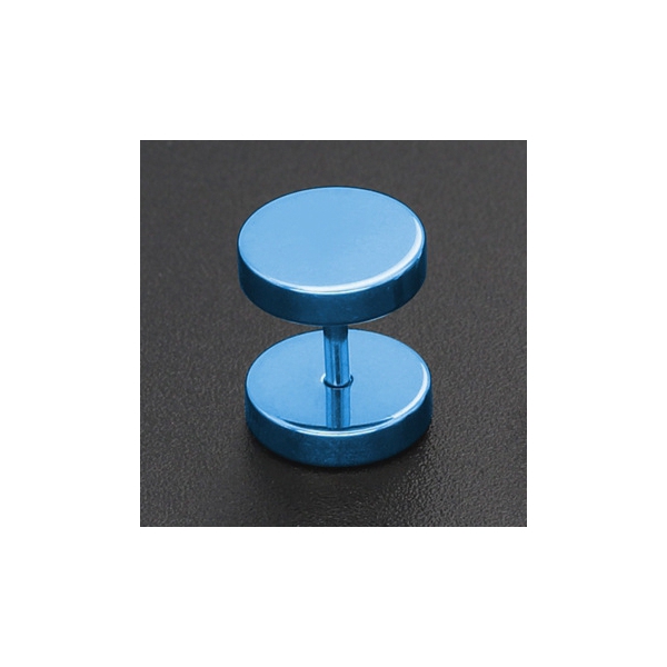 Cavilha auricular SCREW STUD Blue