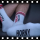 Socken Neon Horny Red