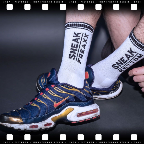 Socken Sneak Onderkant Wit-Zwart