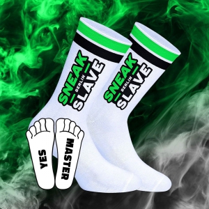 SneakFreaxx Calcetines Sneak Berlin Slave Negro-Verde