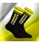 BIG STRIPE Socks Black-Yellow