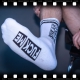 FUCK ME Socks White-Black