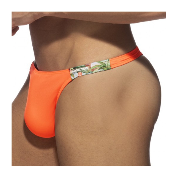 FLASHY Neon Orange Bathing Thong