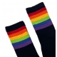 Chaussettes noires PRIDE GYM Rainbow