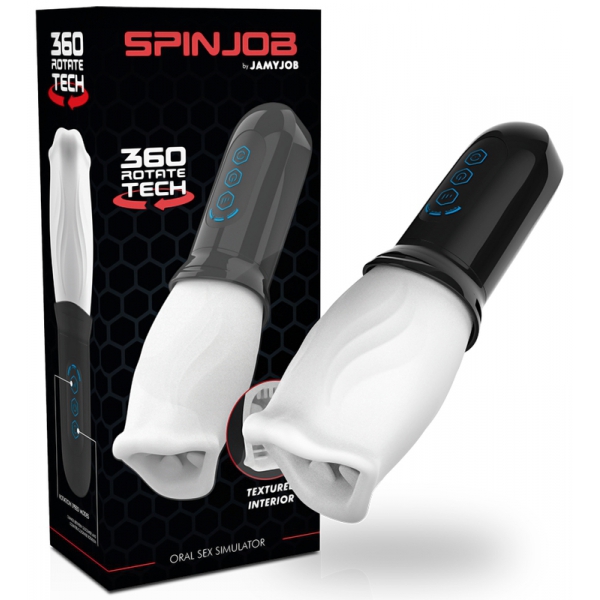 Masturbador giratorio de 3 velocidades y 360º Spinjob