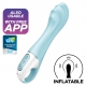 Inflatable Vibro Air Pump Vibrator 5+ Satisfyer 12 x 3.5cm