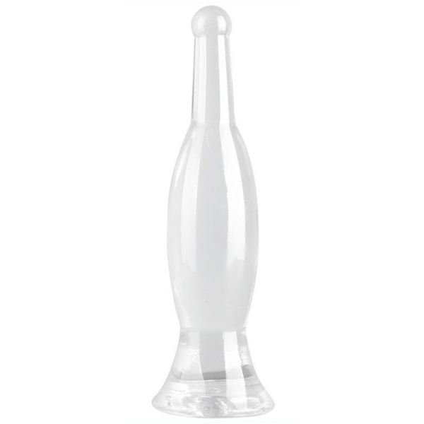 Bottle S transparent plug 18 x 4.5cm