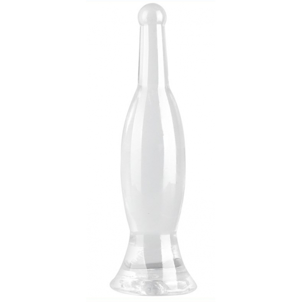 Transparent Bottle Plug L 26 x 6.5cm