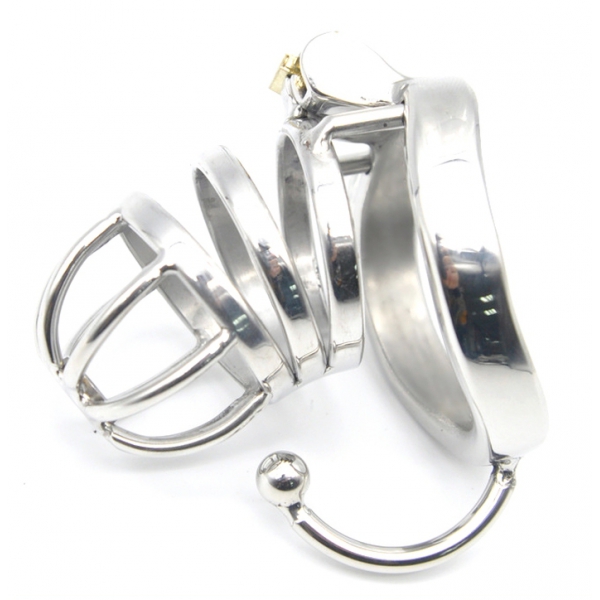 Hooky metal chastity cage 7.5 x 3.3cm